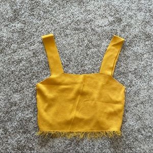 Yellow Crop Top